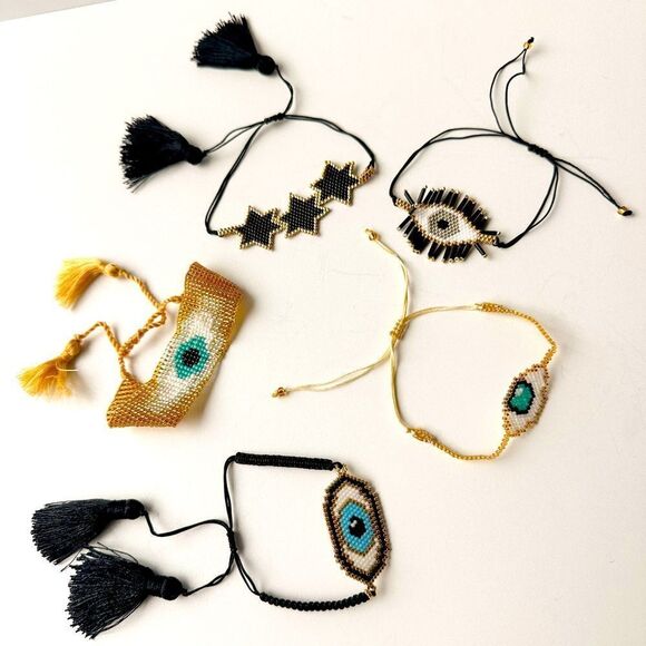 Set of 5 Miuyki Bracelets Embellished by Wellth Spirit - Picture 4 of 6